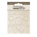 Stamperia Decorative Chips 5.5" x 5.5" - Whispering Woods Butterfly