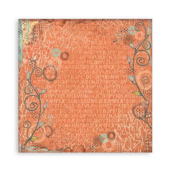 Stamperia Double-Sided Paper Pad 12"x 12" - Backgrounds Selection - Furry Friends
