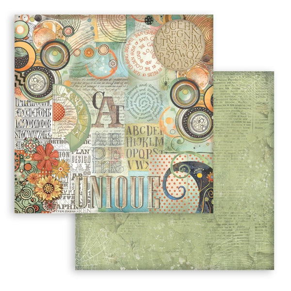 Stamperia Double-Sided Paper Pad 12"x 12" - Backgrounds Selection - Furry Friends