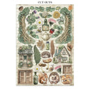 Stamperia Junk Journal Stickers, Cut-Outs & Backgrounds - Herbarium Silvae
