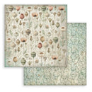 Stamperia Scrapbooking Pad 12" x 12" 10/pkg - Backgrounds Selection - Herbarium Silvae