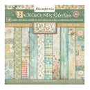 Pack of Stamperia Daisy Art paper sheets with various patterns on a white background
