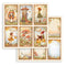 Stamperia Scrapbooking Small Pad 8"x8" 10/pkg - Whispering Woods