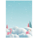 Stamperia Selection Rice Paper A6 Set of 8 - Candy Christmas Backgrounds