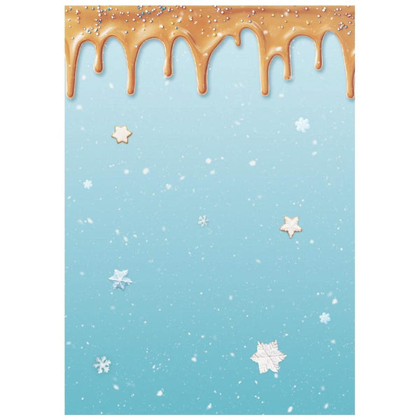 Stamperia Selection Rice Paper A6 Set of 8 - Candy Christmas Backgrounds