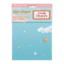 Stamperia Selection Rice Paper A6 Set of 8 - Candy Christmas Backgrounds