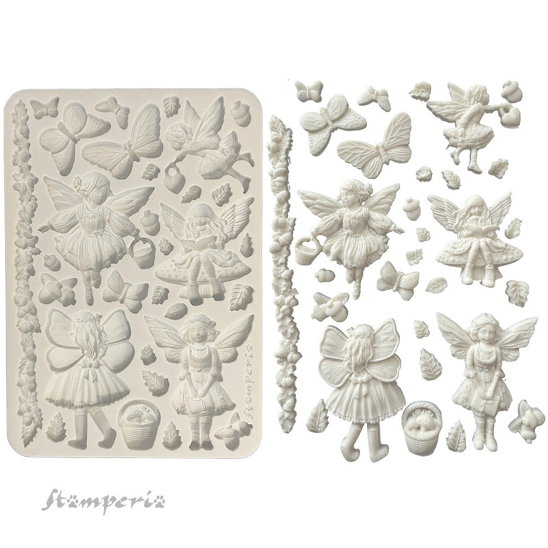 Stamperia Silicone Mould A5 - Whispering Woods - Fairies