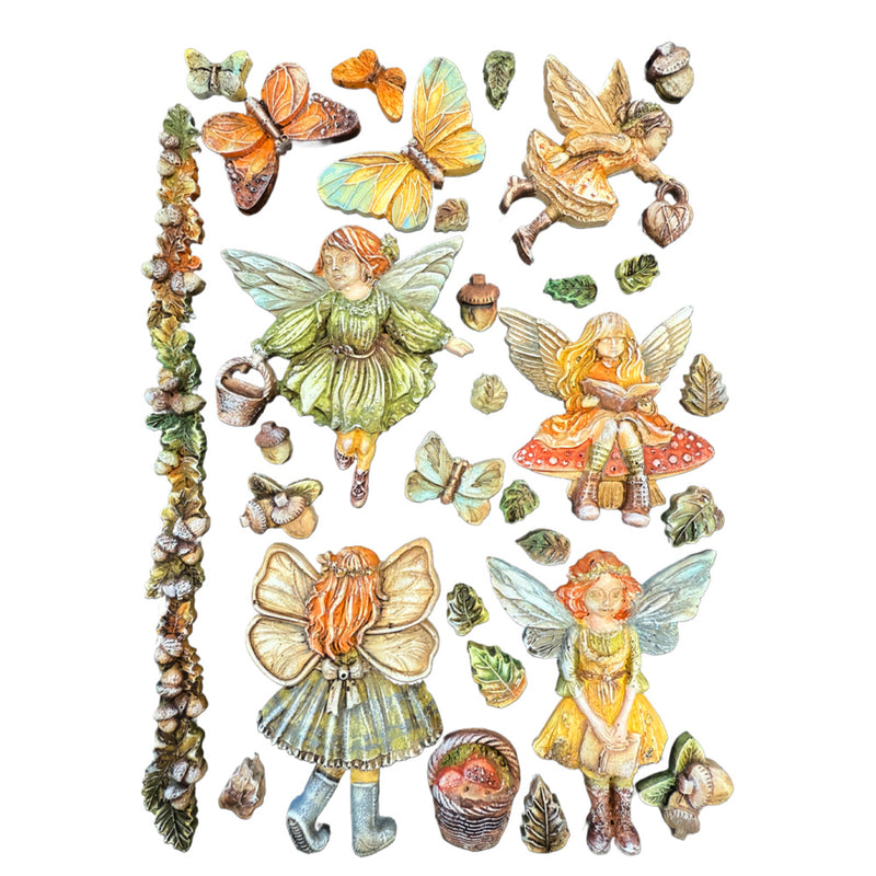 Stamperia Silicone Mould A5 - Whispering Woods - Fairies