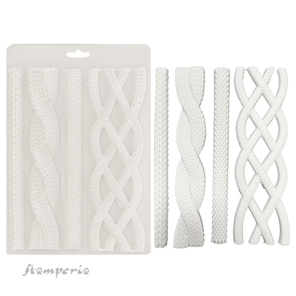Stamperia Soft Mould A5 - Whispering Woods - Cords