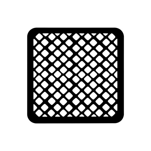 Stamperia Thick Stencil 4.72"x 4.72" - Candy Christmas Waffle Pattern