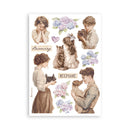 Stamperia Washi Pad A5 8 Pkg - Quiet Days