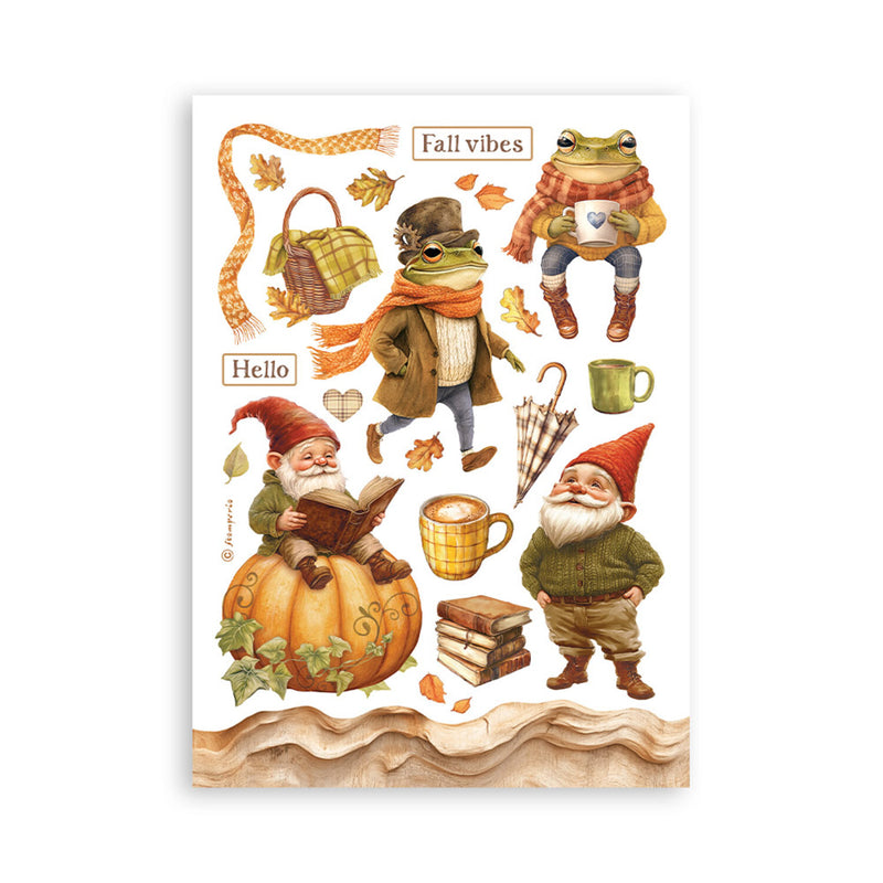 Stamperia Washi Pad A5 8 Pkg - Whispering Woods