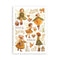 Stamperia Washi Pad A5 8 Pkg - Whispering Woods