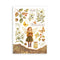 Stamperia Washi Pad A5 8 Pkg - Whispering Woods