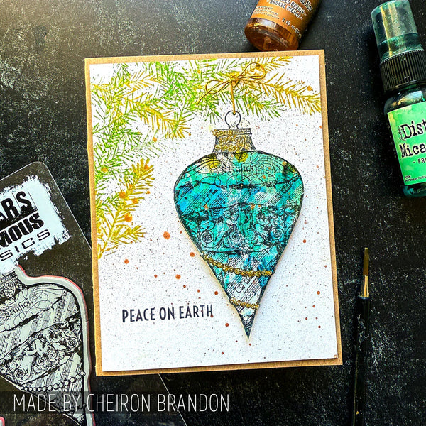 Tim Holtz Cling Stamps 7"X8.5" Classic