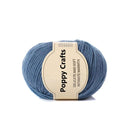 Poppy Crafts Wool Thread Anti-Pilling Yarn 50g - Steel Blue