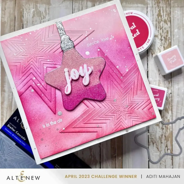Altenew Stellar Cascade Geometric 3D Embossing Folder*