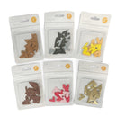 Studio Calico Chipboard Shapes 6/Pkg - Hearts