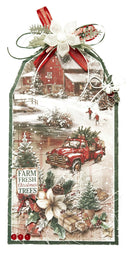 Studio Light Cottage Christmas Tag Paper Pad - White Tags