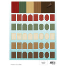 Studio Light Essentials A4 Card Making Pad 4.1" x 5.8" - Cottage Christmas