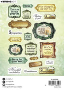 Studio Light Quiet Morning Paper Elements - Sentiments EN