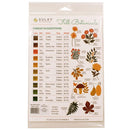 Sulky Stick 'n Stitch Water-Soluble Embroidery Transfers Fall Botanicals