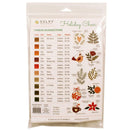 Sulky Stick 'n Stitch Water-Soluble Embroidery Transfers Holiday Cheer W/Thread