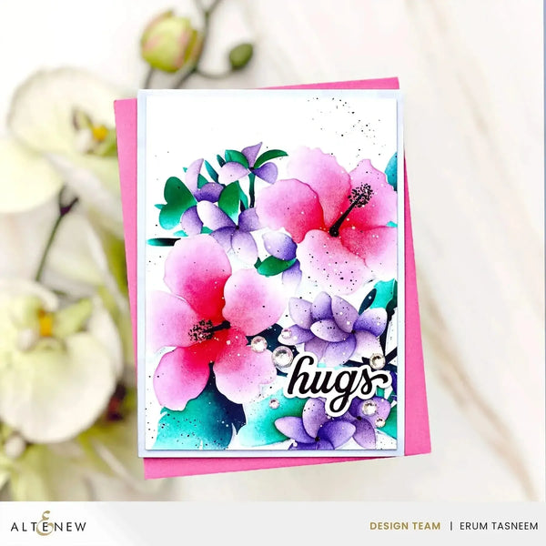 Altenew Sun-Kissed Blooms Botanical 3D Embossing Folder