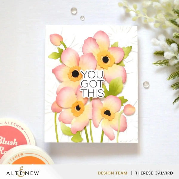 Altenew Sun-Kissed Blooms Botanical 3D Embossing Folder