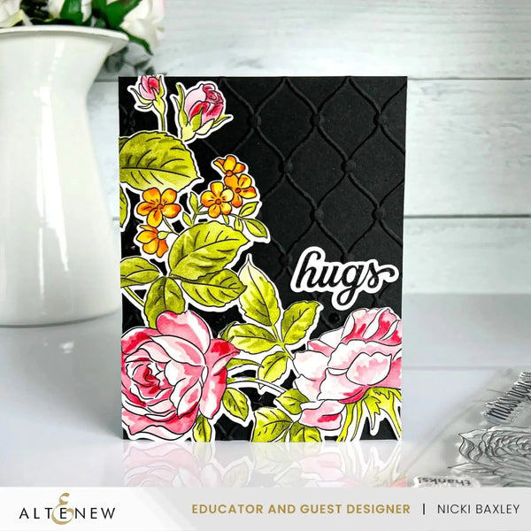 Altenew Sun-Kissed Blooms Botanical 3D Embossing Folder