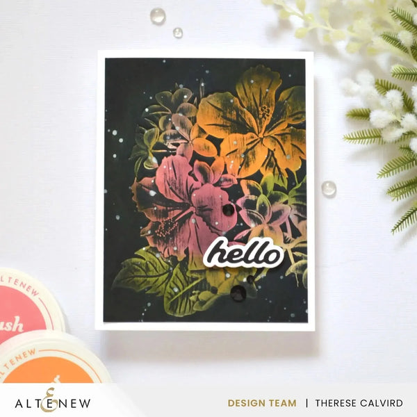 Altenew Sun-Kissed Blooms Botanical 3D Embossing Folder