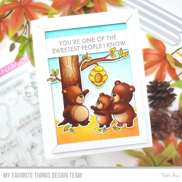 My Favorite Things Clear Stamps 6"x 8" - Sweet Honey Bear*