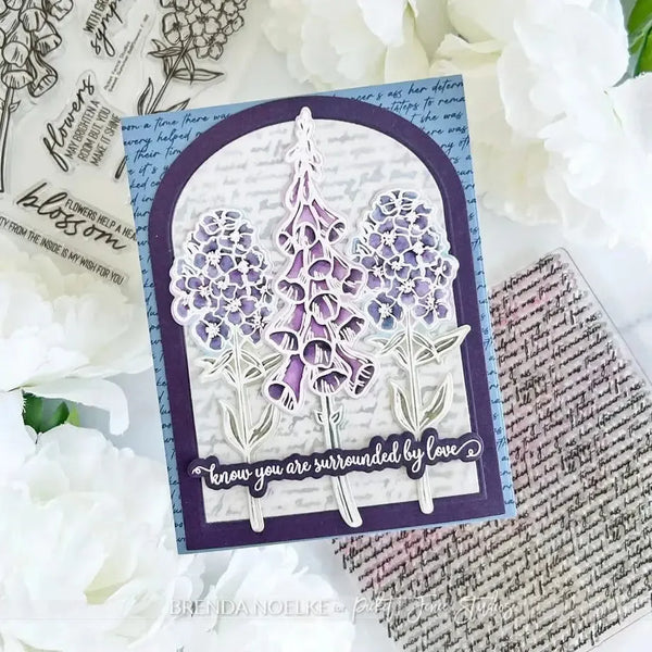 Picket Fence Studios Clear Stamp Set - Sweet Summer Bellflowers*