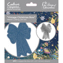 Crafter's Companion Twelve Days Of Christmas Metal Die Vintage Christmas Bow*