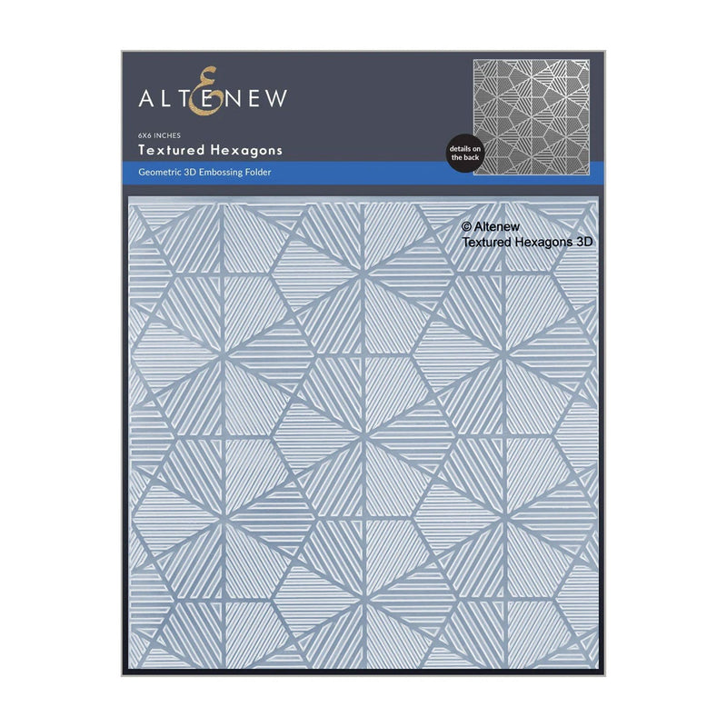 Altenew Textured Hexagons 3D Embossing Folder*