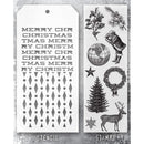 Tim Holtz Mixed-Media Stamps & Stencil - Set
