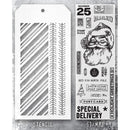 Tim Holtz Mixed-Media Stamps & Stencil - Set