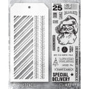 Tim Holtz Mixed-Media Stamps & Stencil - Set