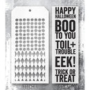 Tim Holtz Mixed-Media Stamps & Stencil - Bold Frights