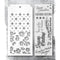 Tim Holtz Mixed-Media Stamps & Stencil - Vintage Christmas