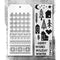Tim Holtz Mixed-Media Stamps & Stencil - Festive Print
