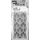 Tim Holtz Layered Stencil 4.125"X8.5" - Deco Feather