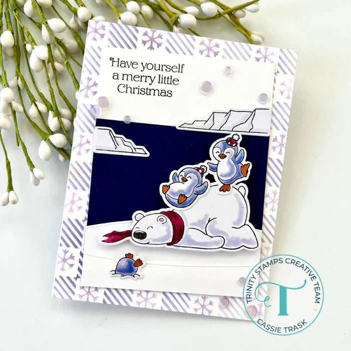 Trinity Stamps Clear Stamp Set - Frosty Friends Forever