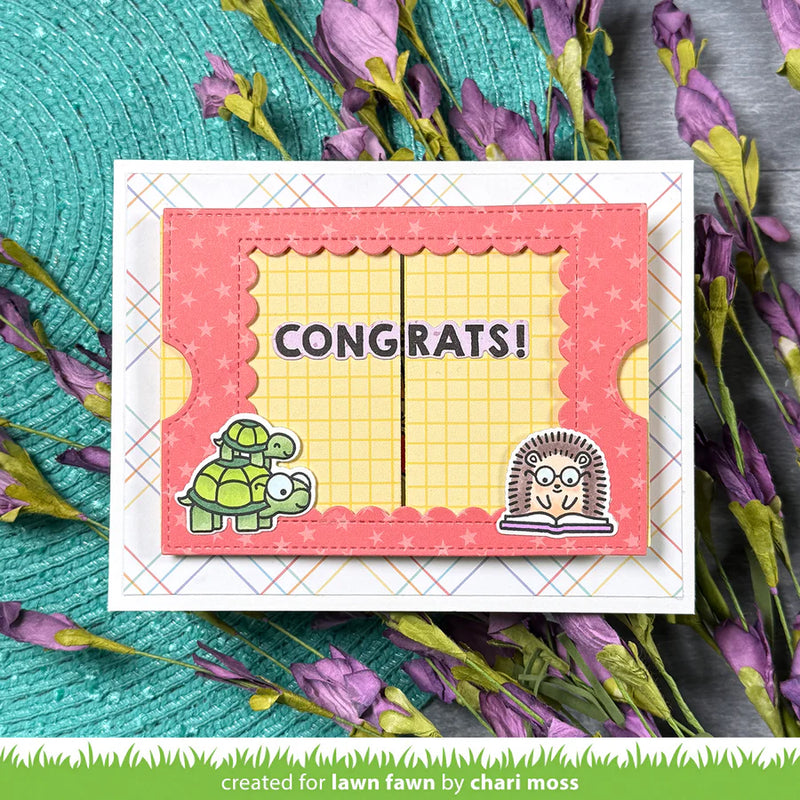 Lawn Fawn Clear Stamp Set - Little Woodland Library Friends
