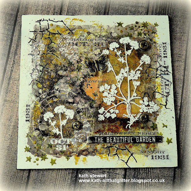 Tim Holtz Cling Stamps 7"X8.5" Obscurity