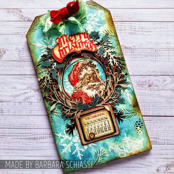 Tim Holtz Cling Stamps 7"X8.5" Mini Holidays