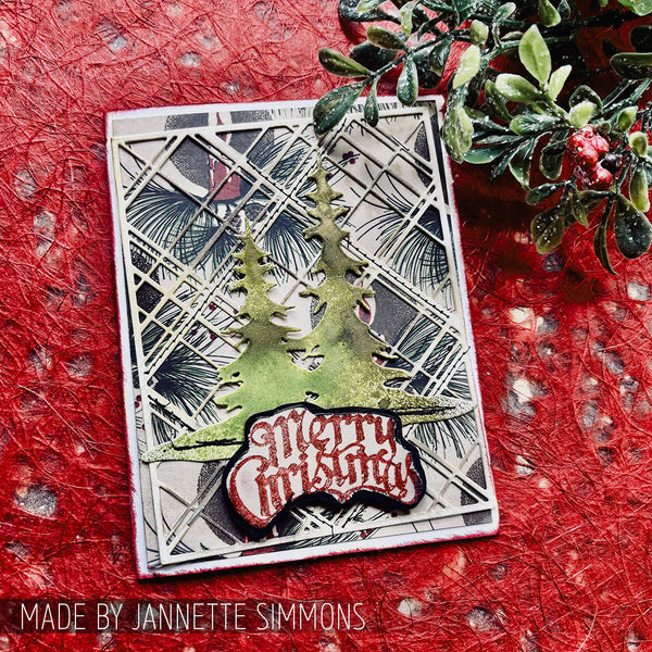 Tim Holtz Cling Stamps 7"X8.5" Mini Holidays