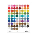 Tim Holtz Distress Large Round Label Sheets - Black Text