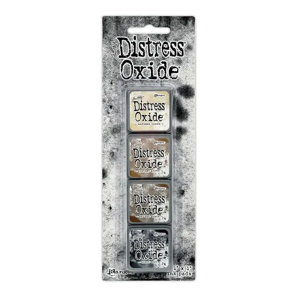 Tim Holtz Distress Mini Oxide Ink Pads 4/Pkg Kit
