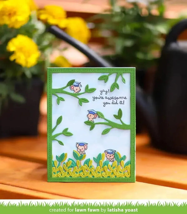 Lawn Cuts Custom Craft Dies - Tree Branches Border